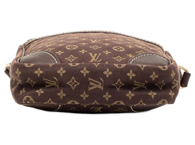 Louis Vuitton Marrone Monogram Mini Lin Danube - vista 3