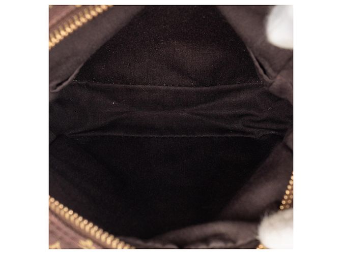 Louis Vuitton Marrone Monogram Mini Lin Danube - vista 4