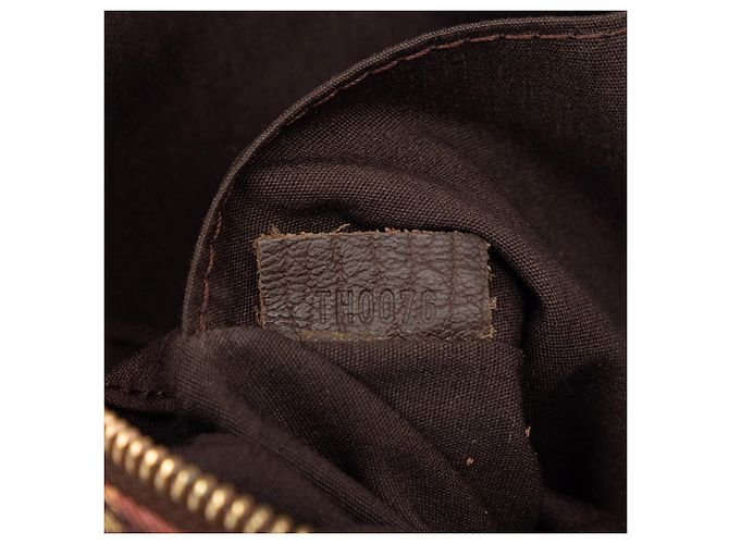 Louis Vuitton Marrone Monogram Mini Lin Danube - vista 6