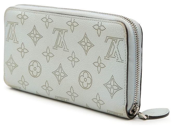 Louis Vuitton Zippy Wallet Mahina Monogram Gray Braun Grau - Ansicht 2
