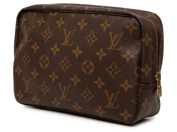 Louis Vuitton Marrone Monogram Trousse Toilette 23 - vista 2