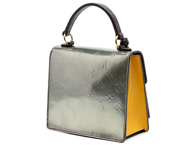 Louis Vuitton Silver Monogram Vernis Spring Street Plata - vista 2