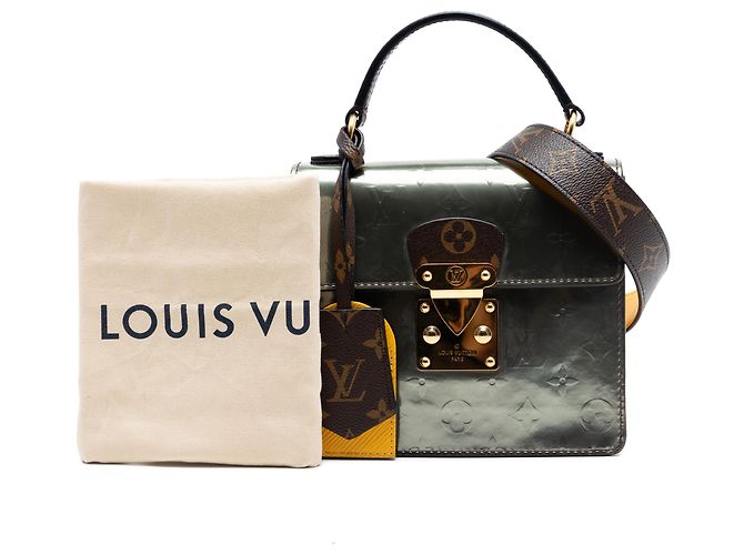 Louis Vuitton Silver Monogram Vernis Spring Street Plata - vista 7