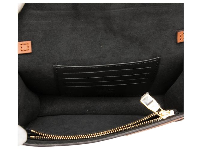 Portafoglio con catena Dauphine in Monogram Reverse marrone Louis Vuitton - vista 4