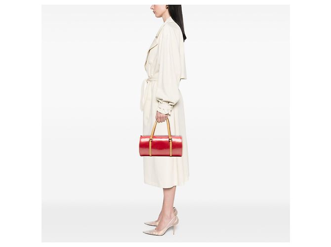 Louis Vuitton Rosso Monogram Vernis Bedford - vista 6