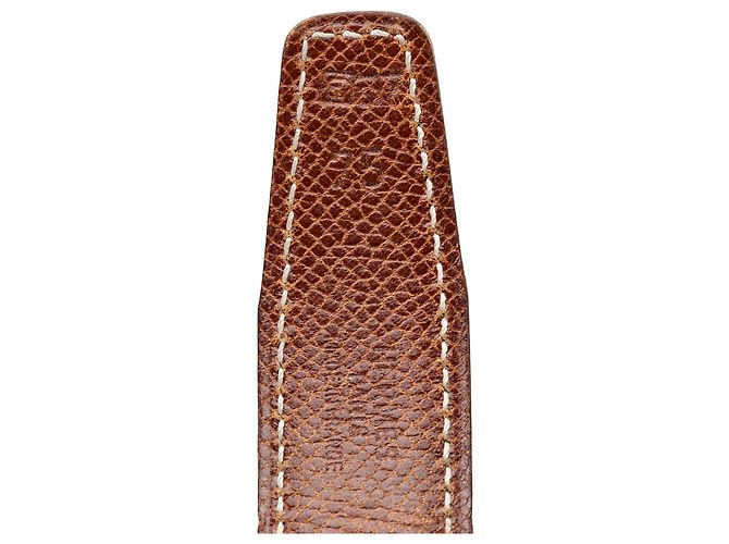 Cintura reversibile Hermès Constance H in pelle Swift ed Epsom nera Nero - vista 5