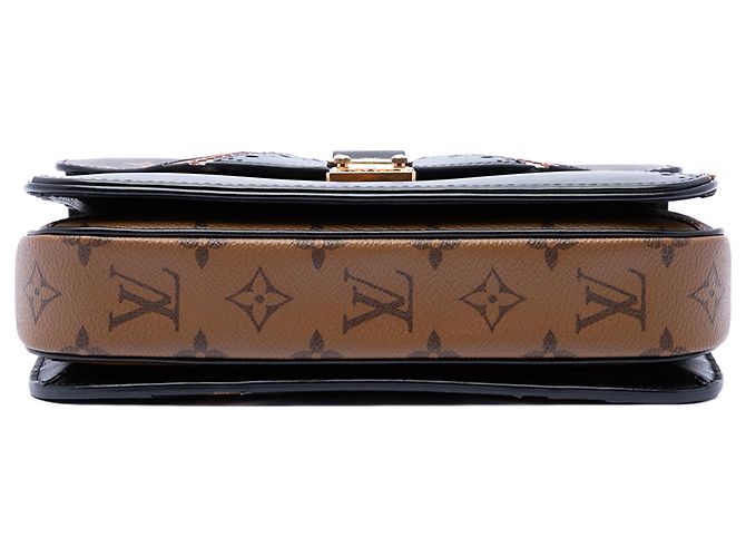 Louis Vuitton Pochette Metis Brogue Monogram Marrone - vista 3