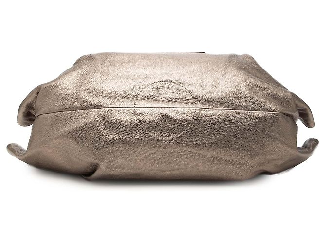 LOEWE Marrone Metallizzato Nappa Anagram Aire Bronzo - vista 3