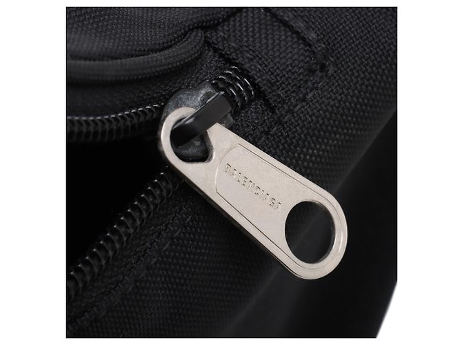Borsa a tracolla Explorer in nylon nero Balenciaga - vista 6