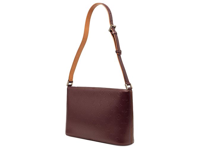 Louis Vuitton Red Monogram Mat Alston Rosso Bordò - vista 2