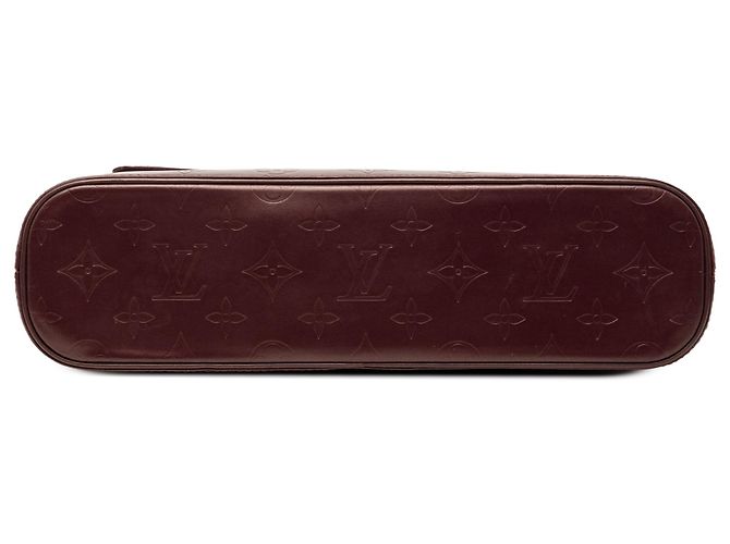 Louis Vuitton Red Monogram Mat Alston Rosso Bordò - vista 3