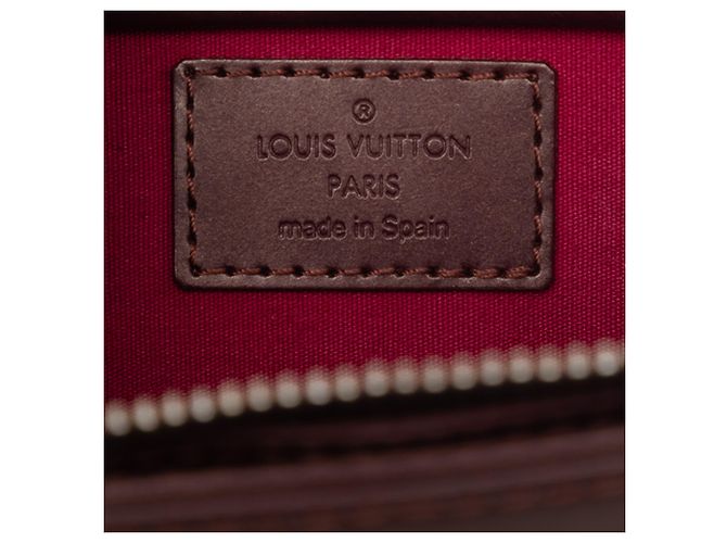 Louis Vuitton Red Monogram Mat Alston Rosso Bordò - vista 5