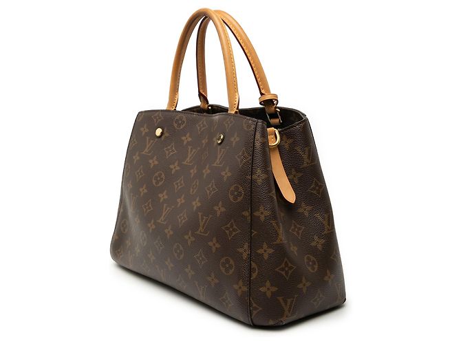 Louis Vuitton Marrone Monogram Montaigne MM - vista 2