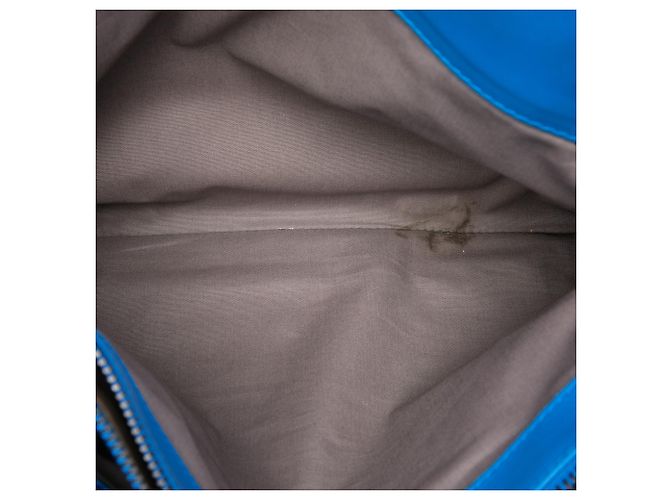 Valigetta in nappa blu Intrecciato Bottega Veneta - vista 4