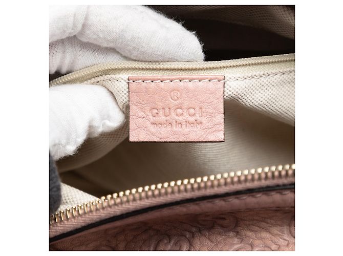 Borsa Gucci Brown Guccissima Sukey Marrone Carne - vista 5