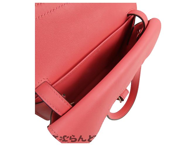 Hermès Pink Mini Swift Halzan 22 Rosa - vista 4