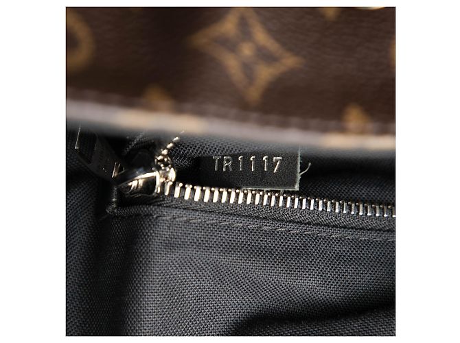 Zaino Louis Vuitton Marrone Monogram Macassar Christopher MM - vista 6