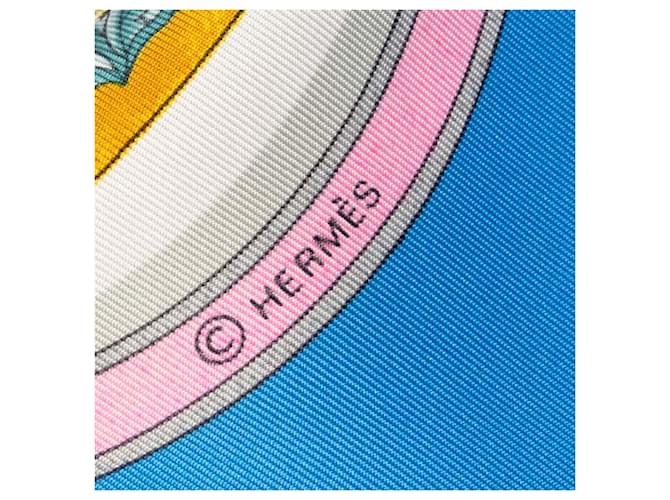 Sciarpa in seta Hermès White Qu Importe Le Flacon 90 - vista 4