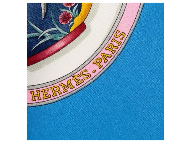 Sciarpa in seta Hermès White Qu Importe Le Flacon 90 - vista 5