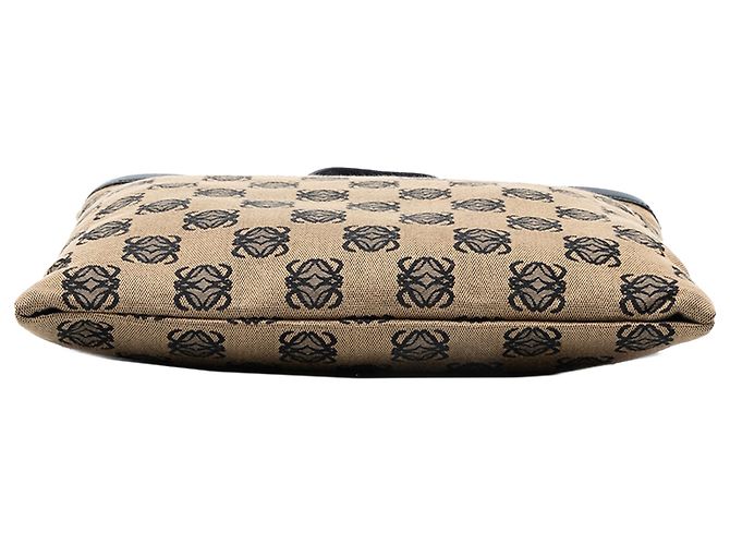 Tote in tela Anagram beige LOEWE - vista 3