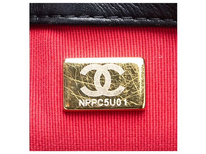 Chanel Black Mini Tweed My Own Frame Flap Nero - vista 6