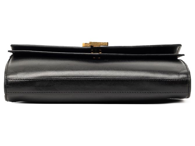 Cartera con cadena Sulpice en cuero negro con monograma Saint Laurent - vista 3
