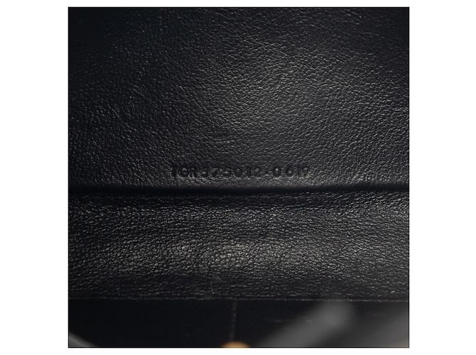 Cartera con cadena Sulpice en cuero negro con monograma Saint Laurent - vista 6