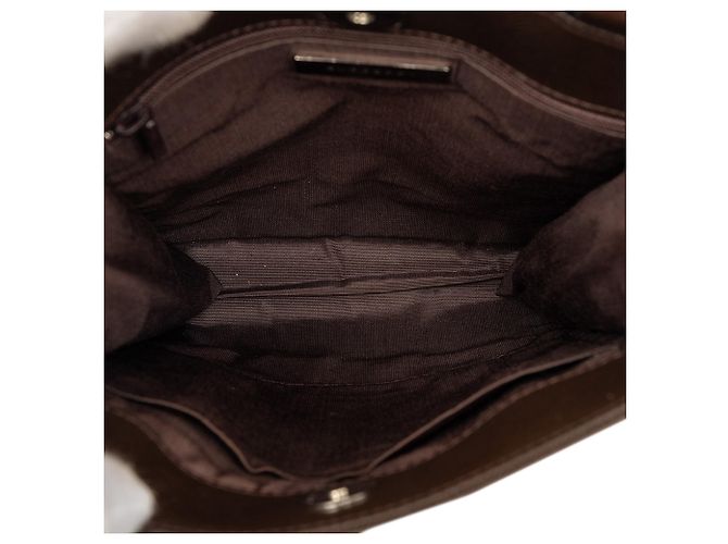 Borsa a tracolla in tela Burberry Beige House Check - vista 4