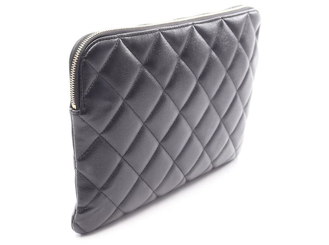 Timeless Clutch Chanel Matelassé Nera Nero - vista 2