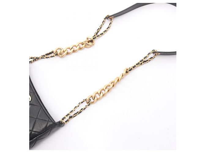 Timeless Borsa Hobo Matelassé Small Chanel Nero - vista 8