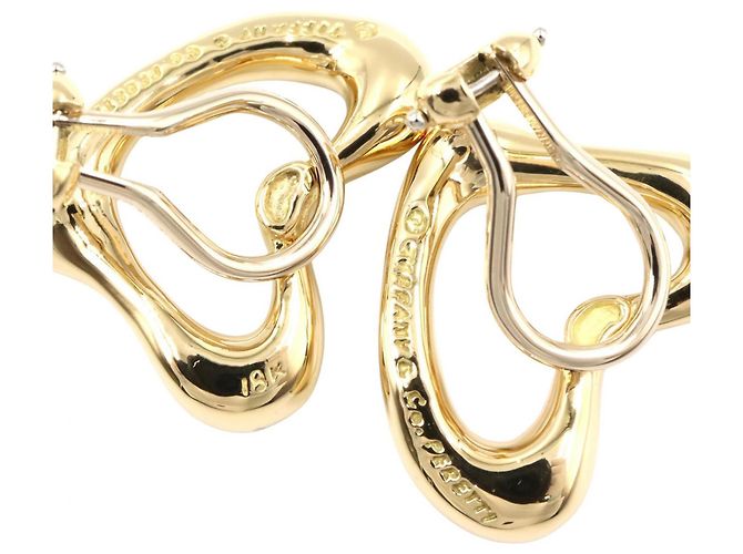 Orecchini Tiffany & Co. Open Heart in quarzo rutilato D'oro - vista 4