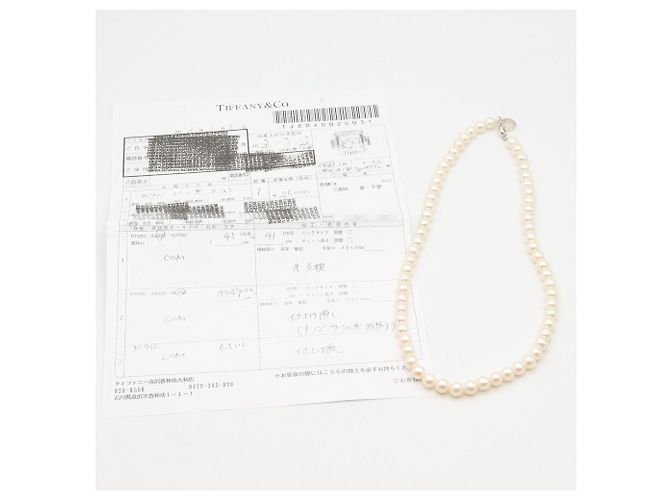 Collana Tiffany & Co. Ziegfeld Pearl Bianco - vista 7