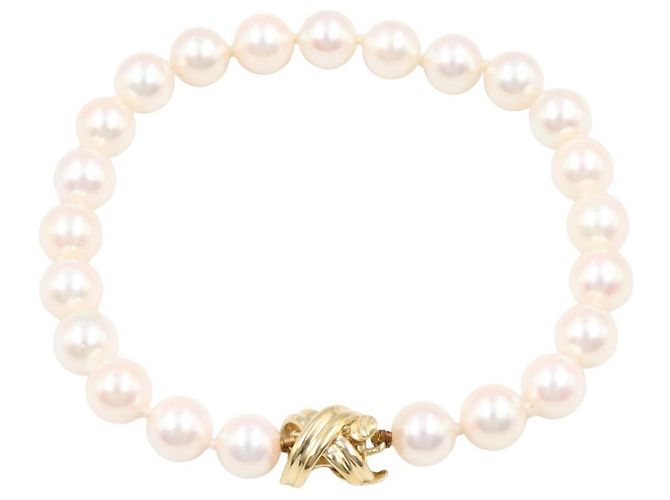 Bracciale con charm Tiffany & Co. Bianco D'oro - vista 2