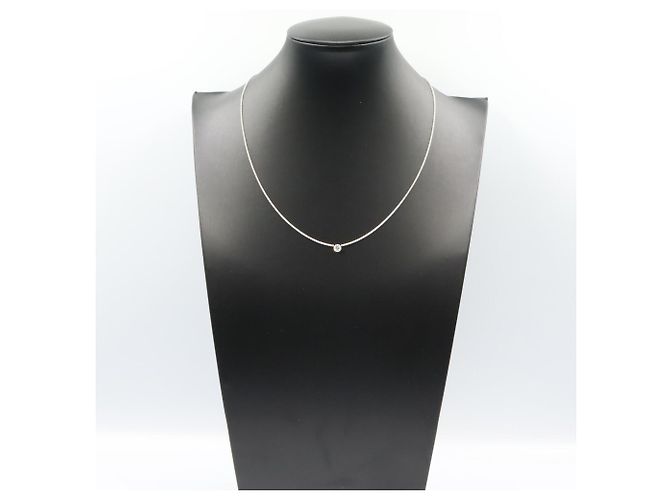 Collier Tiffany & Co. Titan Setting by Forel William Argenté - vue 6