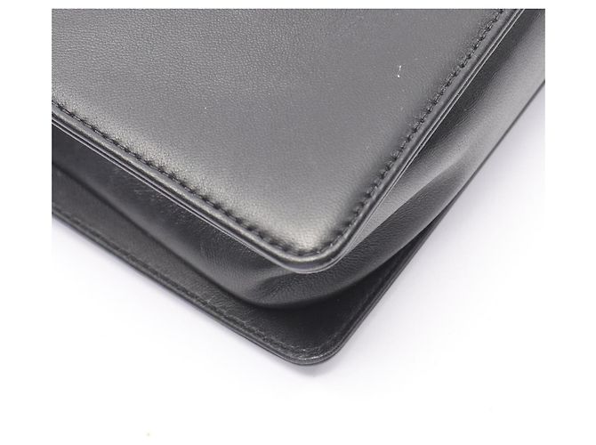 Borsa a tracolla Chanel Boy V-Stitch Nero - vista 7