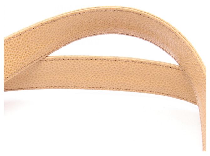 Borsa Tote Chanel Matelassé Coco Ball Beige - vista 10