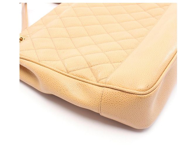 Borsa Tote Chanel Matelassé Coco Ball Beige - vista 11