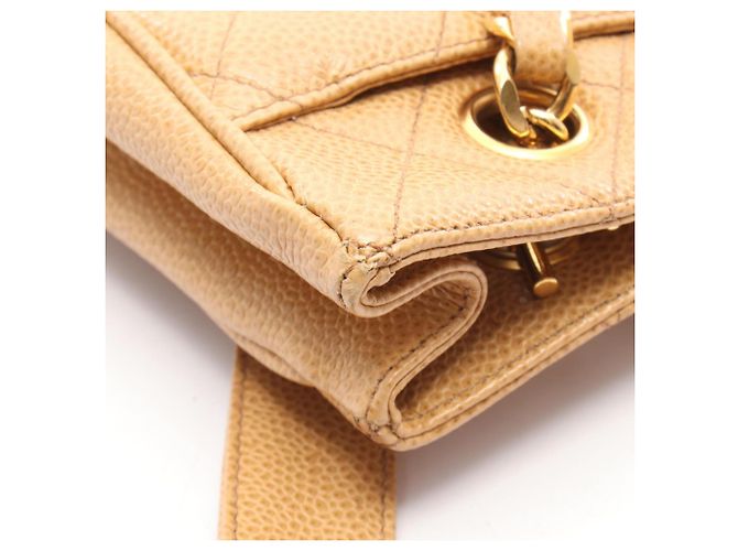 Borsa Tote Chanel Matelassé Coco Ball Beige - vista 14