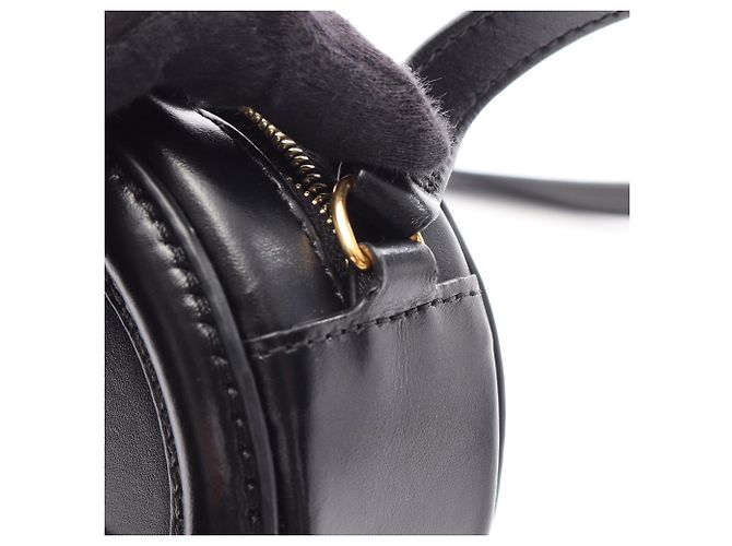 Céline Borsa a Spalla Celine Triomphe Oval Purse Nero - vista 10