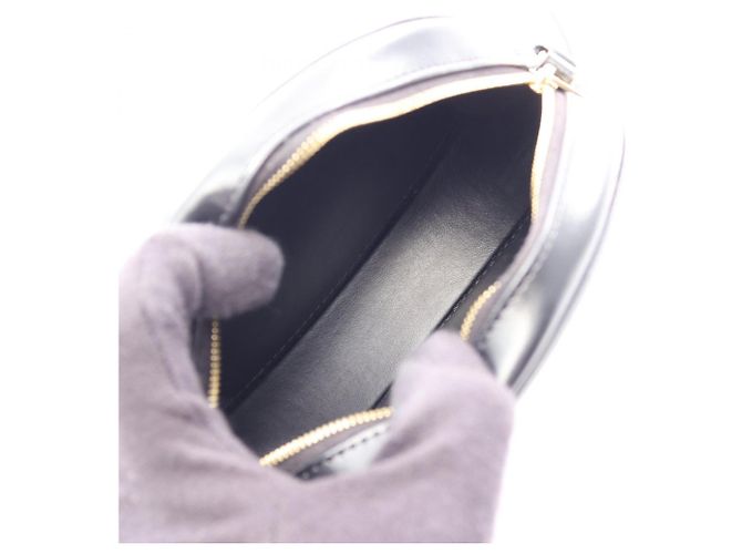 Céline Borsa a Spalla Celine Triomphe Oval Purse Nero - vista 3