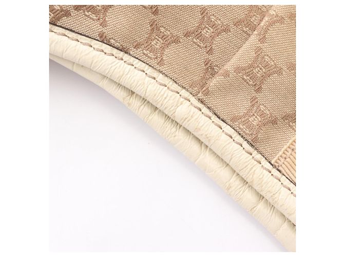 Céline Borsa a tracolla/Borsa a mano Celine Macadam Bianco Beige - vista 9