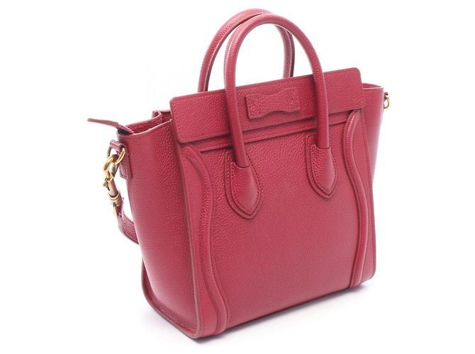Céline Borsa 2-Way Celine Luggage Nano Shopper Rosa - vista 2