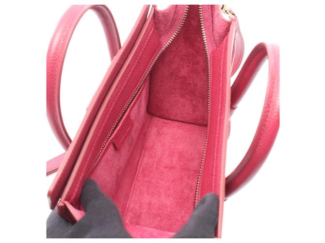Céline Borsa 2-Way Celine Luggage Nano Shopper Rosa - vista 3