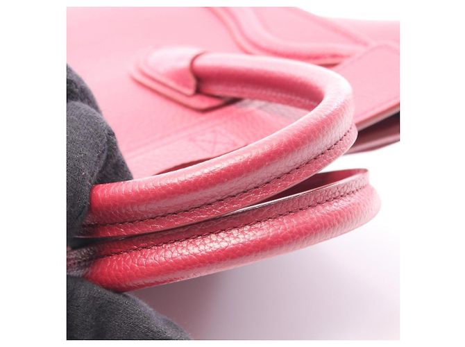 Céline Borsa 2-Way Celine Luggage Nano Shopper Rosa - vista 6