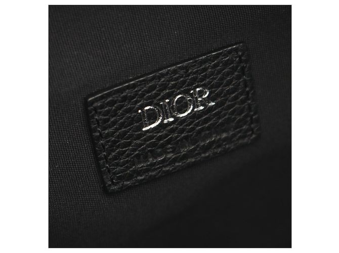 Borsa Saddle Christian Dior Beige Blu navy - vista 4