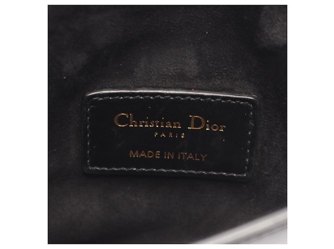 Borsa a tracolla Saddle di Christian Dior in pelle nera Nero - vista 4