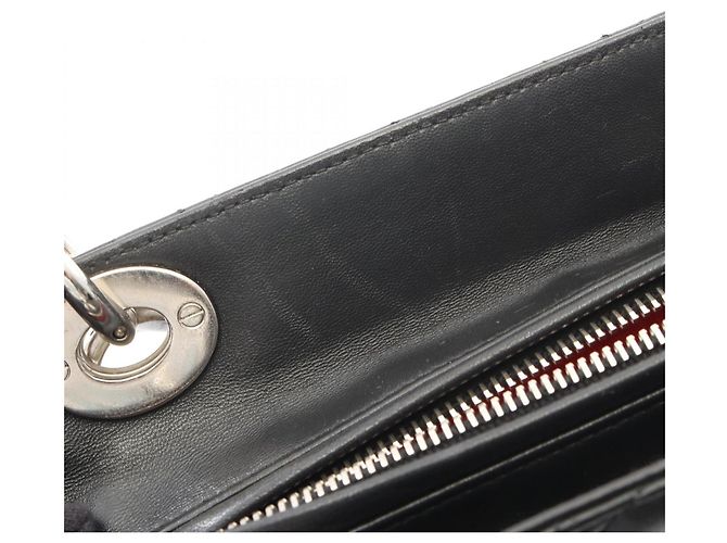 Borsa Christian Dior Lady Large Cannage Nero - vista 11