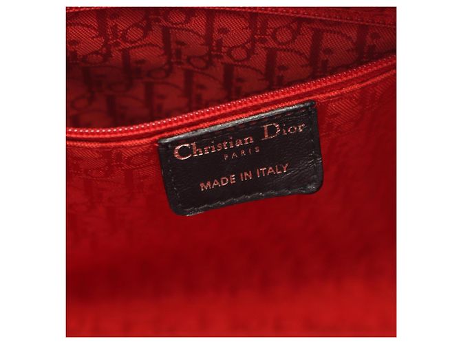 Borsa Christian Dior Lady Large Cannage Nero - vista 4