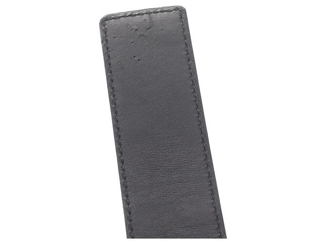 Christian Dior Dior Homme Ledergürtel mit schwarzen Polka Dots - Ansicht 6