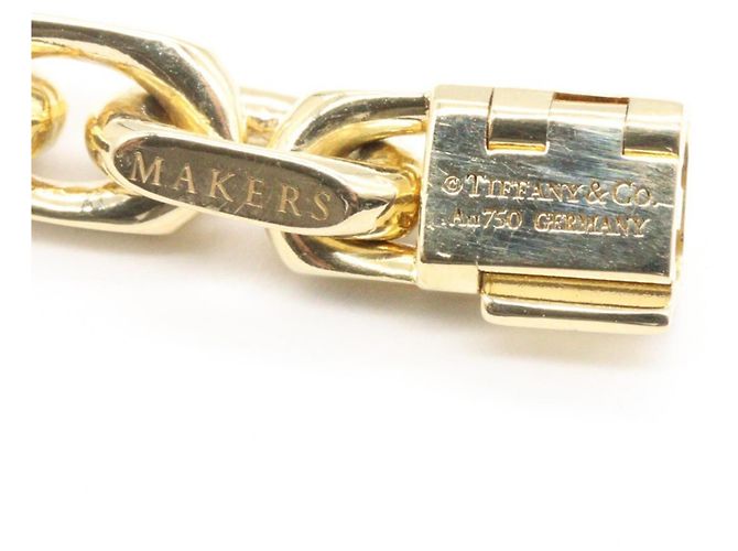 Bracciale Charm Tiffany & Co. 1837 Makers D'oro - vista 5